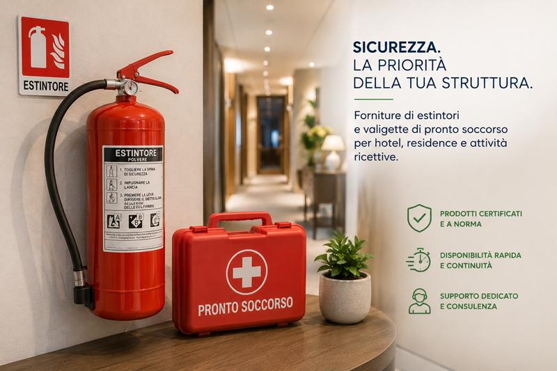 fornitura articoli per la sicurezza delle strutture
